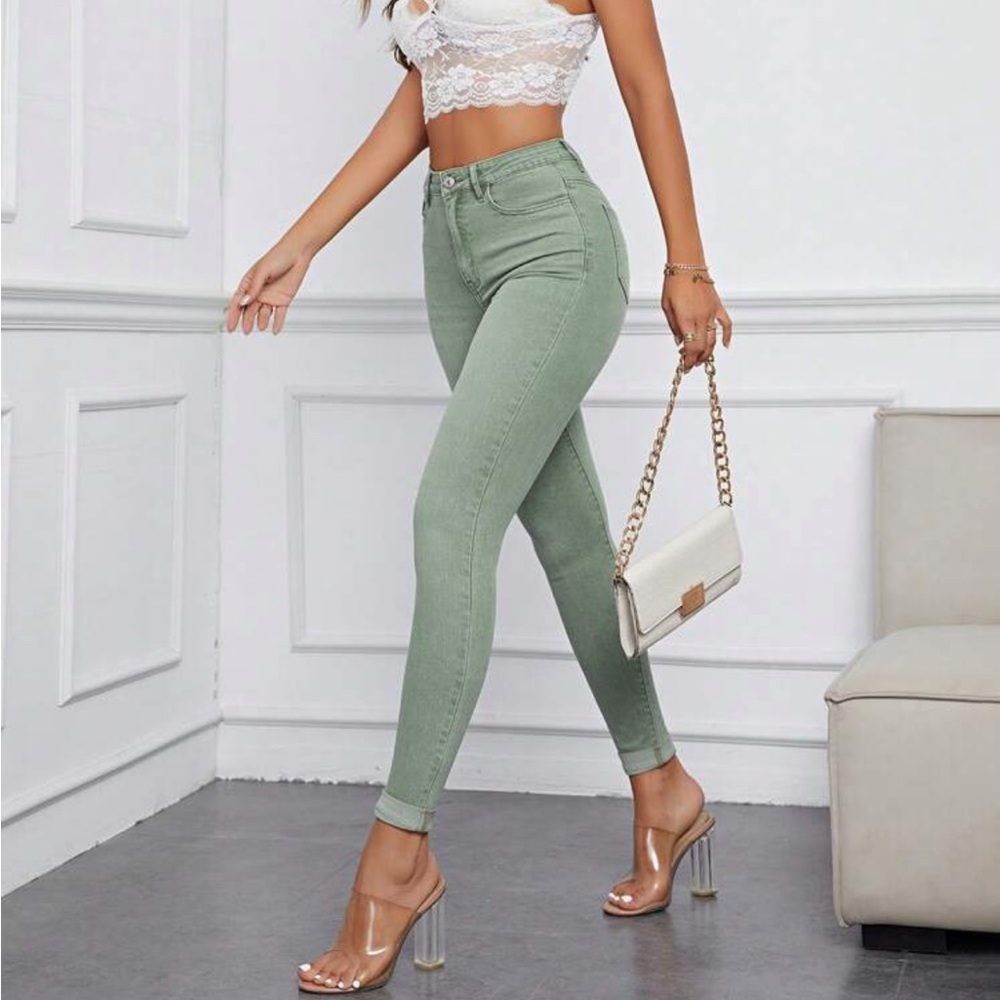 High Waist Skinny Jeans